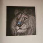 Tableau Lion Papillon photo review