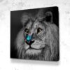 Tableau Lion Papillon - Tableau Lion Papillon