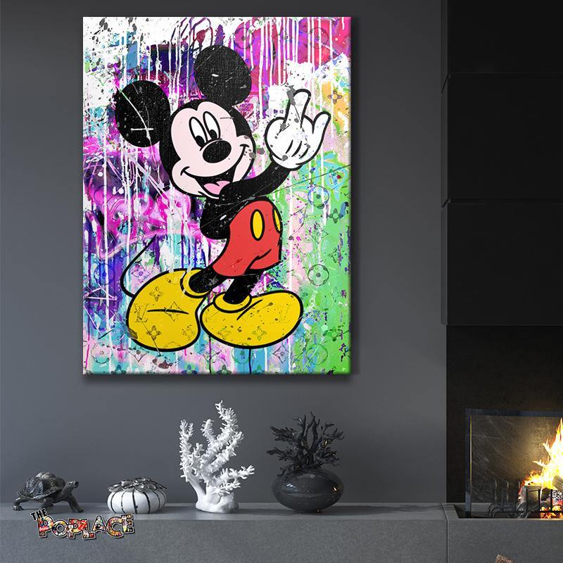 Décoration Murale Mickey Louis Vuitton | Livraison Gratuite 48H