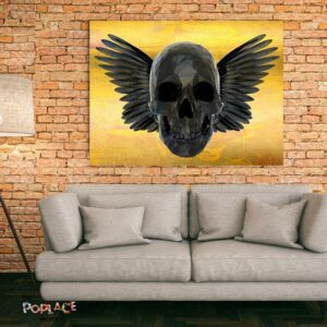 Tableau GOLD SKULL thepoplace