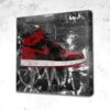 Tableau Air Jordan red face - Tableau Air Jordan red face