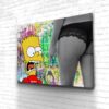 Tableau Bart Simpson glam - Tableau Bart Simpson glam