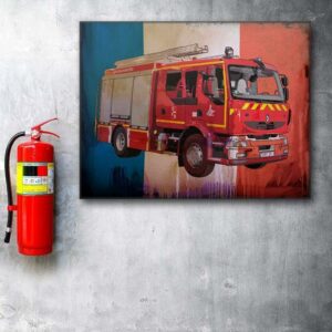 Tableau Camion Pompier - Tableau Camion Pompier