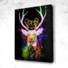 Tableau Cerf Graff Art - Tableau Cerf Graff Art
