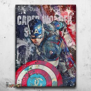 Tableau Captain America Coco - Tableau Captain America Coco