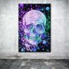 Tableau Crâne Dirty Blue Skull - Tableau Crâne Dirty Blue Skull