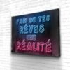 Tableau Motivation Tes Rêves Une Réalité - Tableau Motivation Tes Rêves Une Réalité