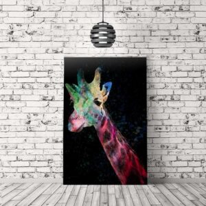 Tableau Girafe Splash - Tableau Girafe Splash