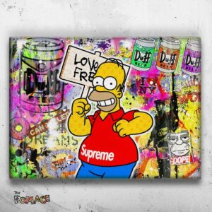 Tableau Homer Free Love - Tableau Homer Free Love