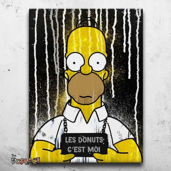Tableau Homer Simpson Coupable B - Tableau Homer Simpson Coupable B