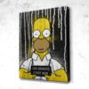 Tableau Homer Simpson Coupable B - Tableau Homer Simpson Coupable B