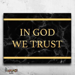 Tableau In God We Trust (black) - Tableau In God We Trust (black)