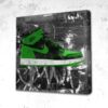 Tableau Air jordan green face - Tableau Air jordan green face