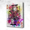 Tableau Poker King Color Neon Face - Tableau Poker King Color Neon Face