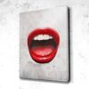 Tableau Lèvres White - Tableau Lèvres White