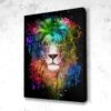 Tableau Lion Graff Art - Tableau Lion Graff Art