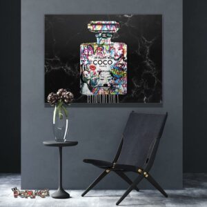 Tableau In Love With Coco Black Marble - Tableau In Love With Coco Black Marble