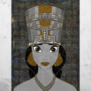 Tableau Égyptien Nefertiti Dark 2.0 - Tableau Égyptien Nefertiti Dark 2.0