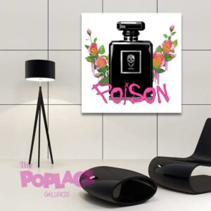Tableau Parfum Poison Pink Deco - Tableau Parfum Poison Pink Deco