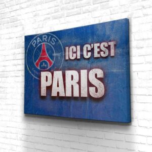 Tableau PSG Ici C'est Paris - Tableau PSG Ici C'est Paris