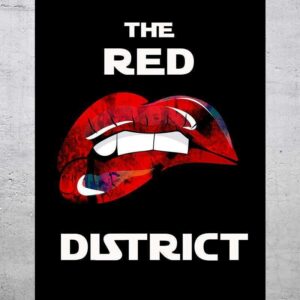 Tableau Lèvres Red District - Tableau Lèvres Red District