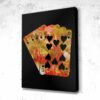 Tableau Poker Red Flush - Tableau Poker Red Flush