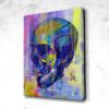 Tableau Crâne Skull Watercolor - Tableau Crâne Skull Watercolor