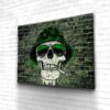 Tableau Crâne Skull Weed - Tableau Crâne Skull Weed