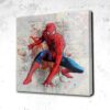 Tableau Spiderman Comics White - Tableau Spiderman Comics White