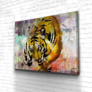 Tableau Abstract tigre - Tableau Abstract tigre